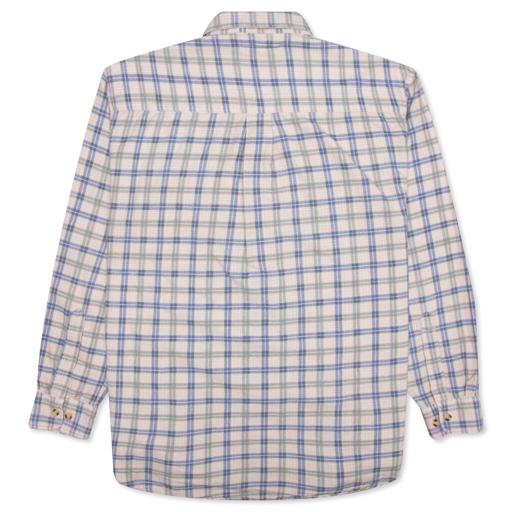 Ribbon Shirt - Off-White/Blue