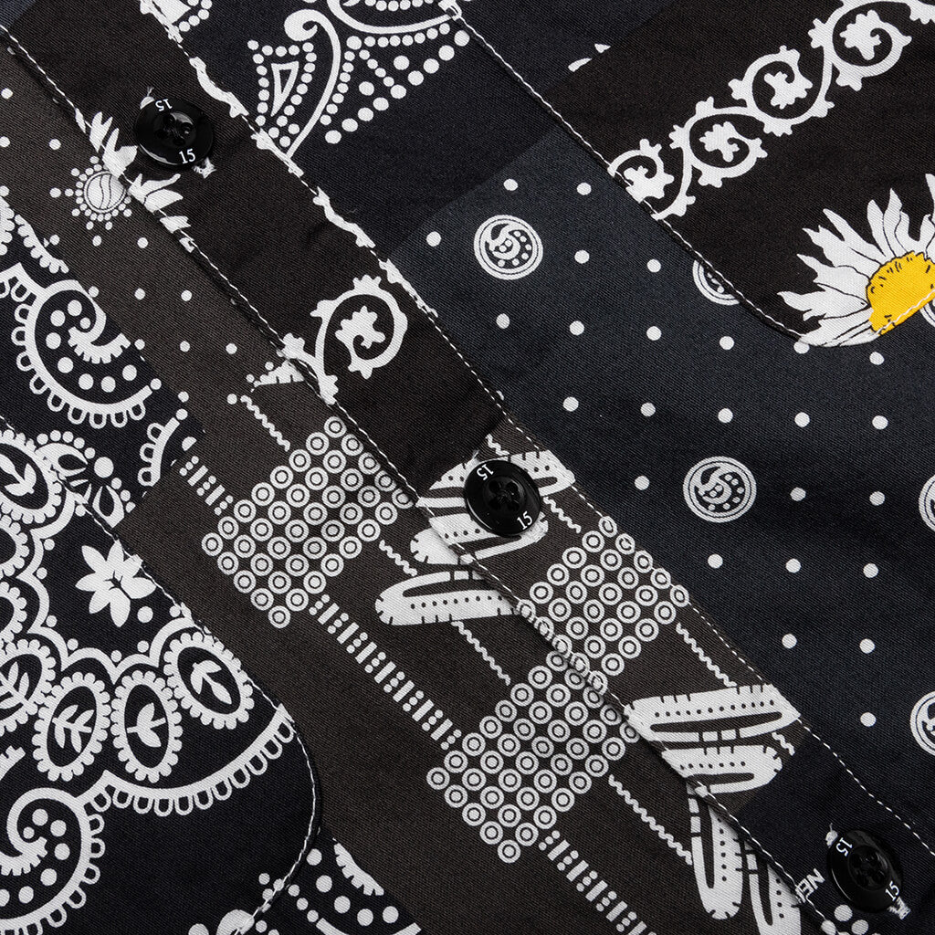 Bandana L/S C-Shirt - Black