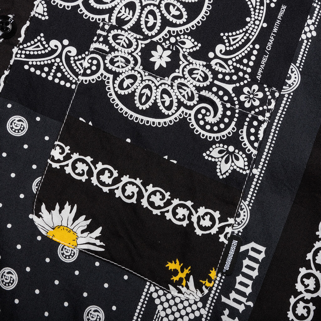 Bandana L/S C-Shirt - Black