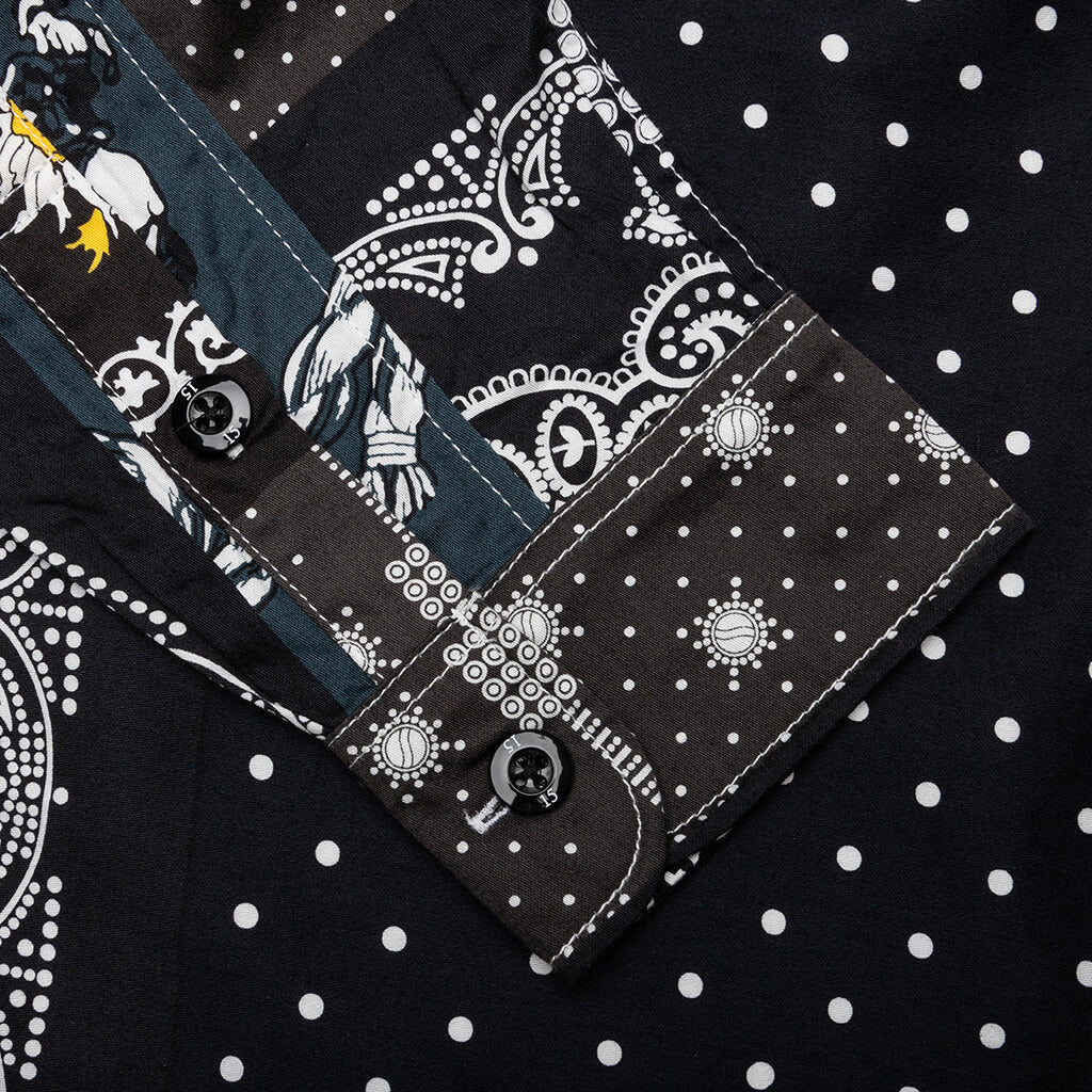 Bandana L/S C-Shirt - Black