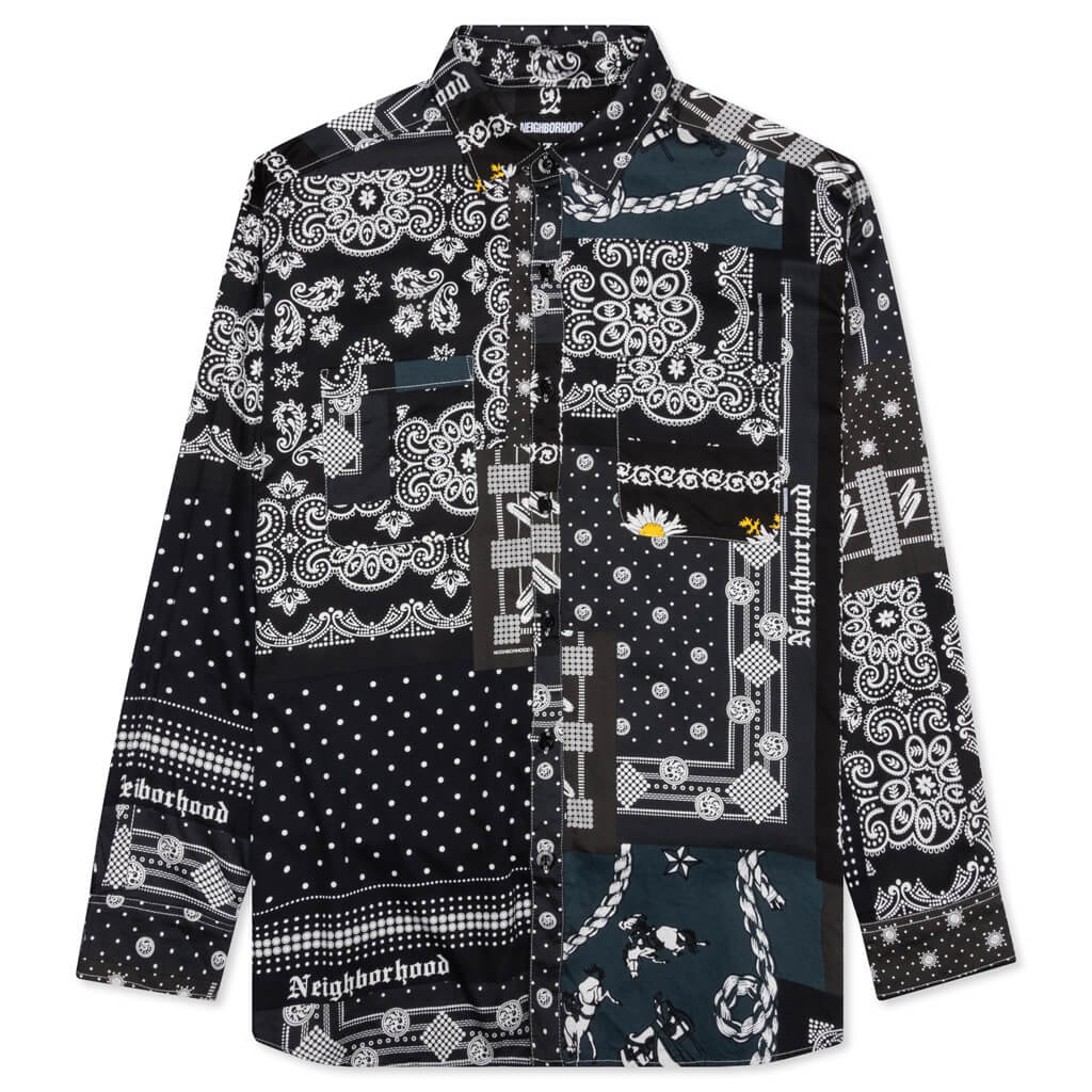 Bandana L/S C-Shirt - Black