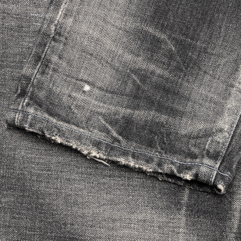 Block Savage DP Narrow 14OZ-PT Denim - Black
