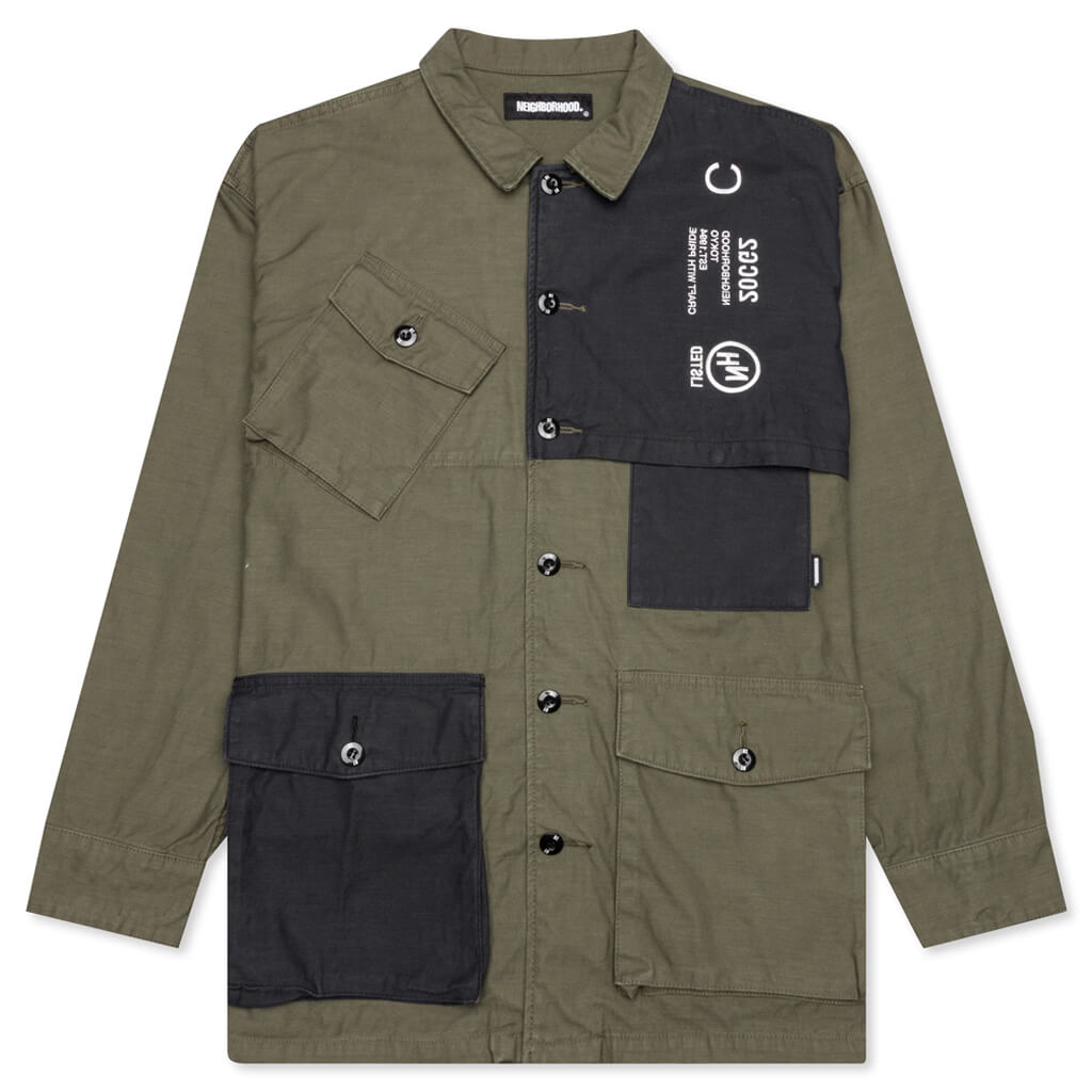 Combat L/S C-Shirt - Olive Drab