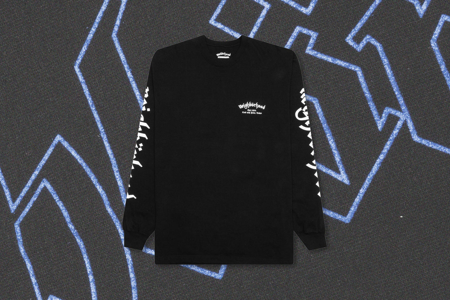 Neighborhood x Motor Head 2 L/S C-Tee - Black