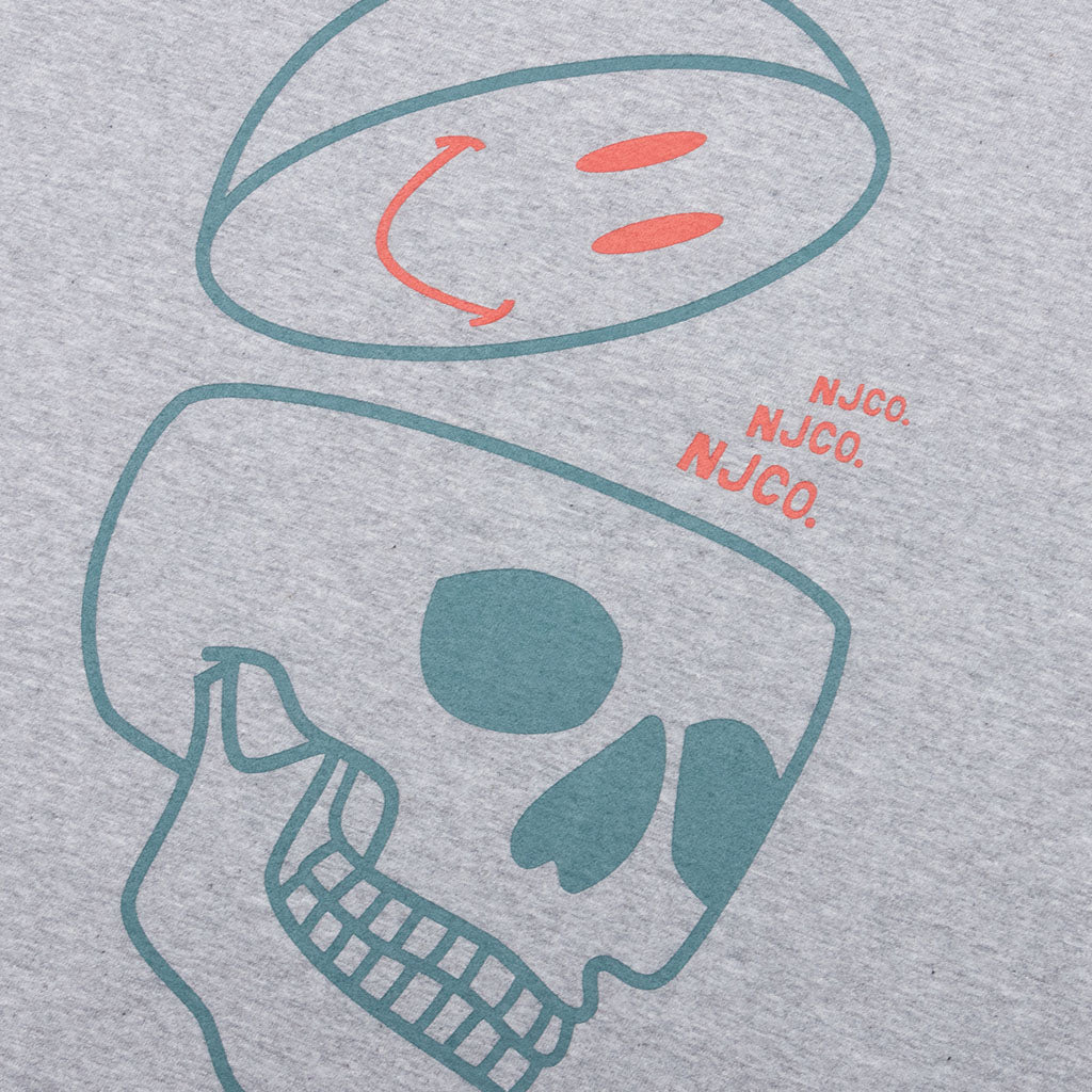 Roy Big Double Smile - Grey Melange