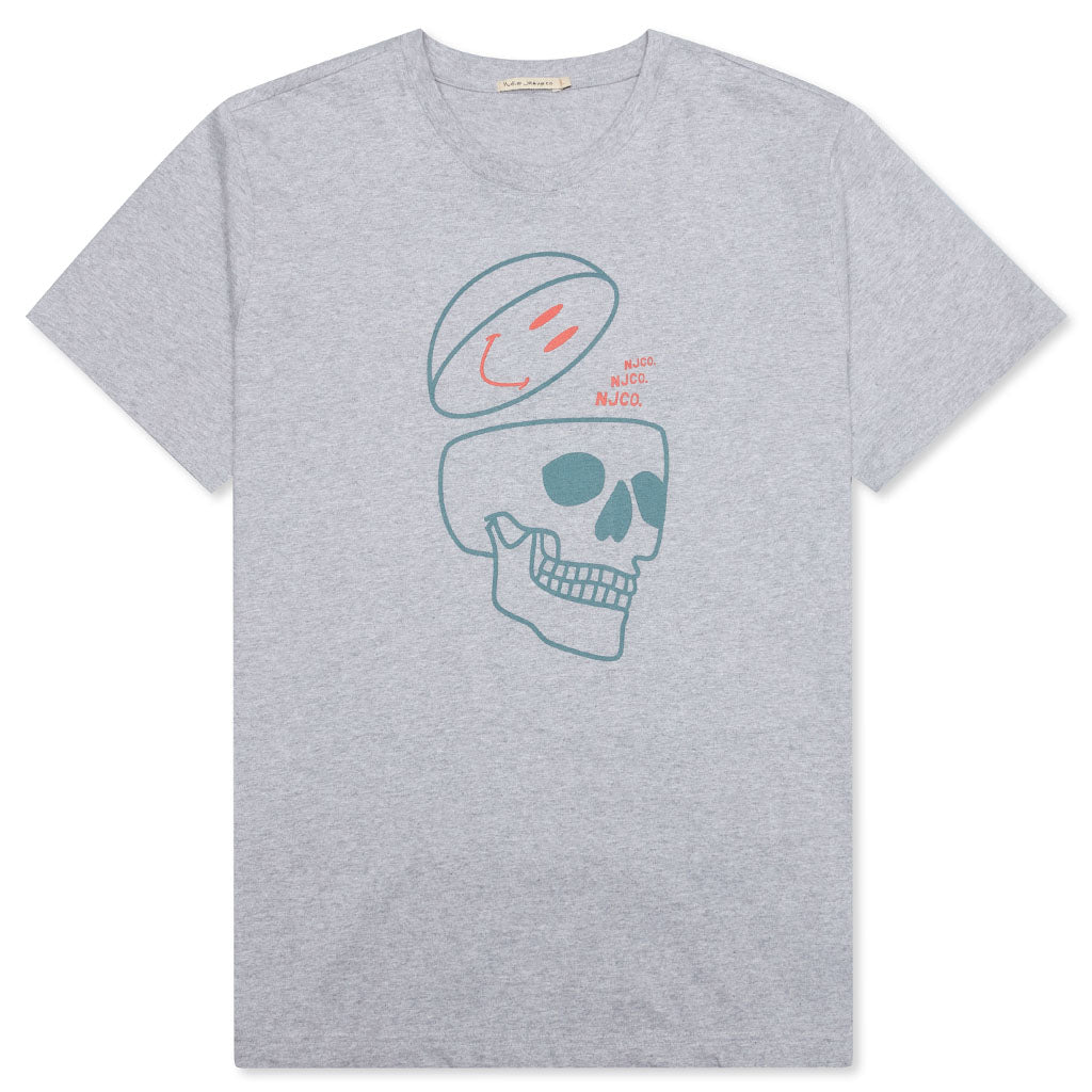 Roy Big Double Smile - Grey Melange