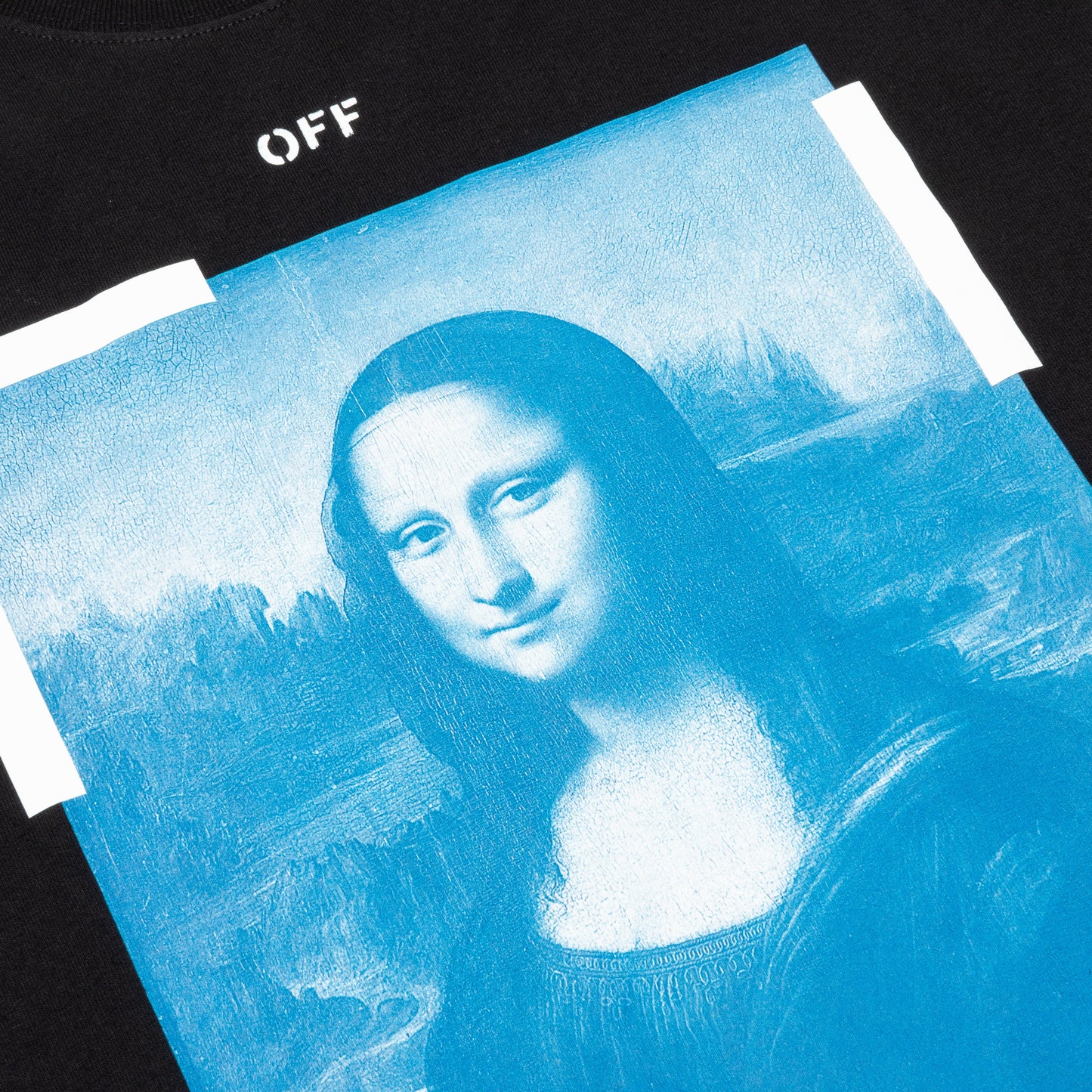 Blue Mona Lisa L/S Tee - Black/White