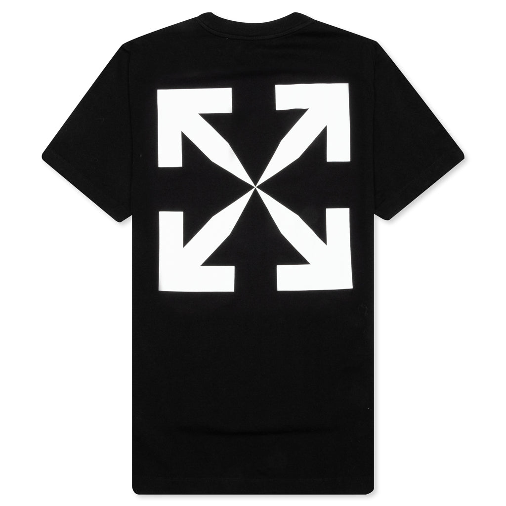 Blue Mona Lisa S/S Slim Tee - Black/White