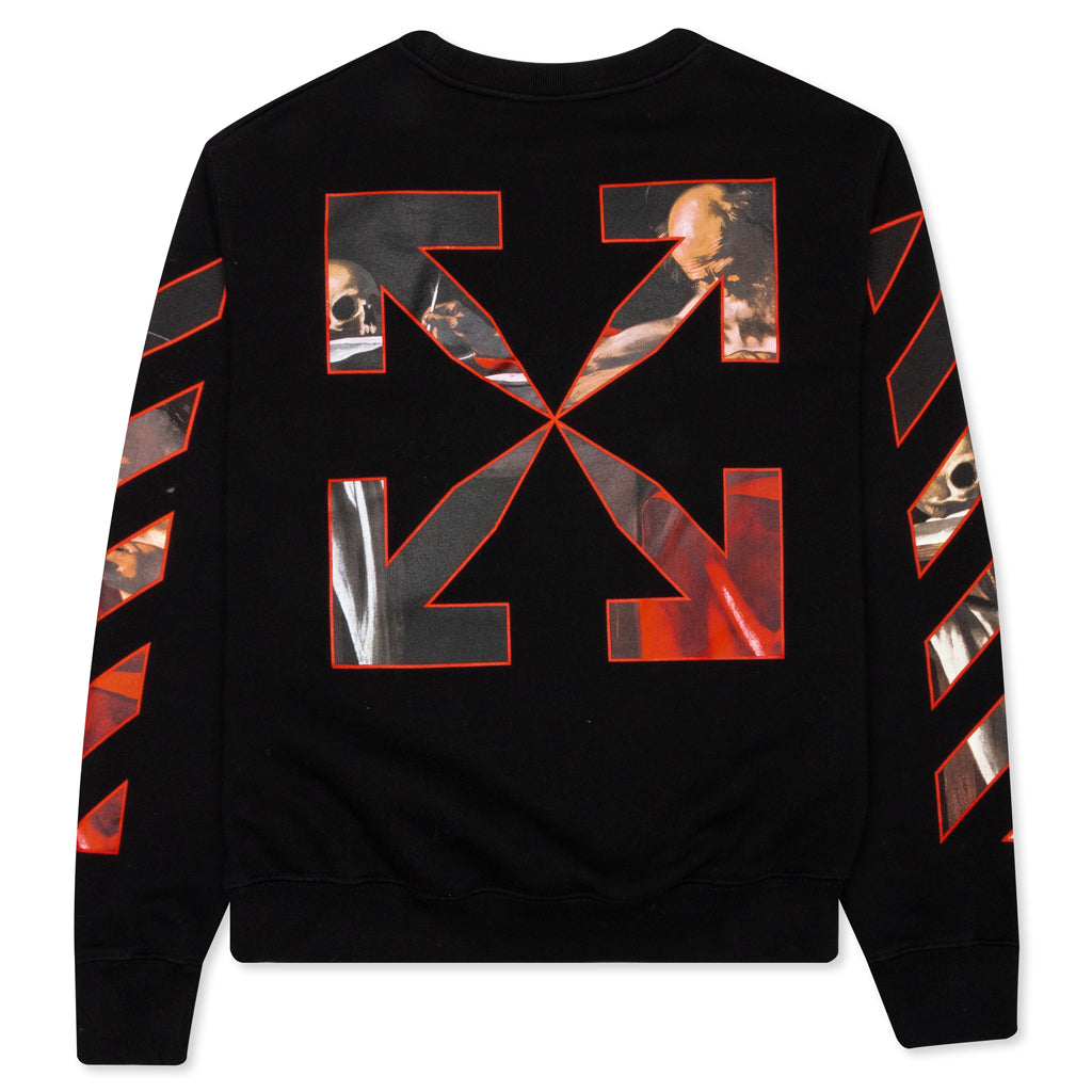Caravaggio Slim Crewneck - Black/Red