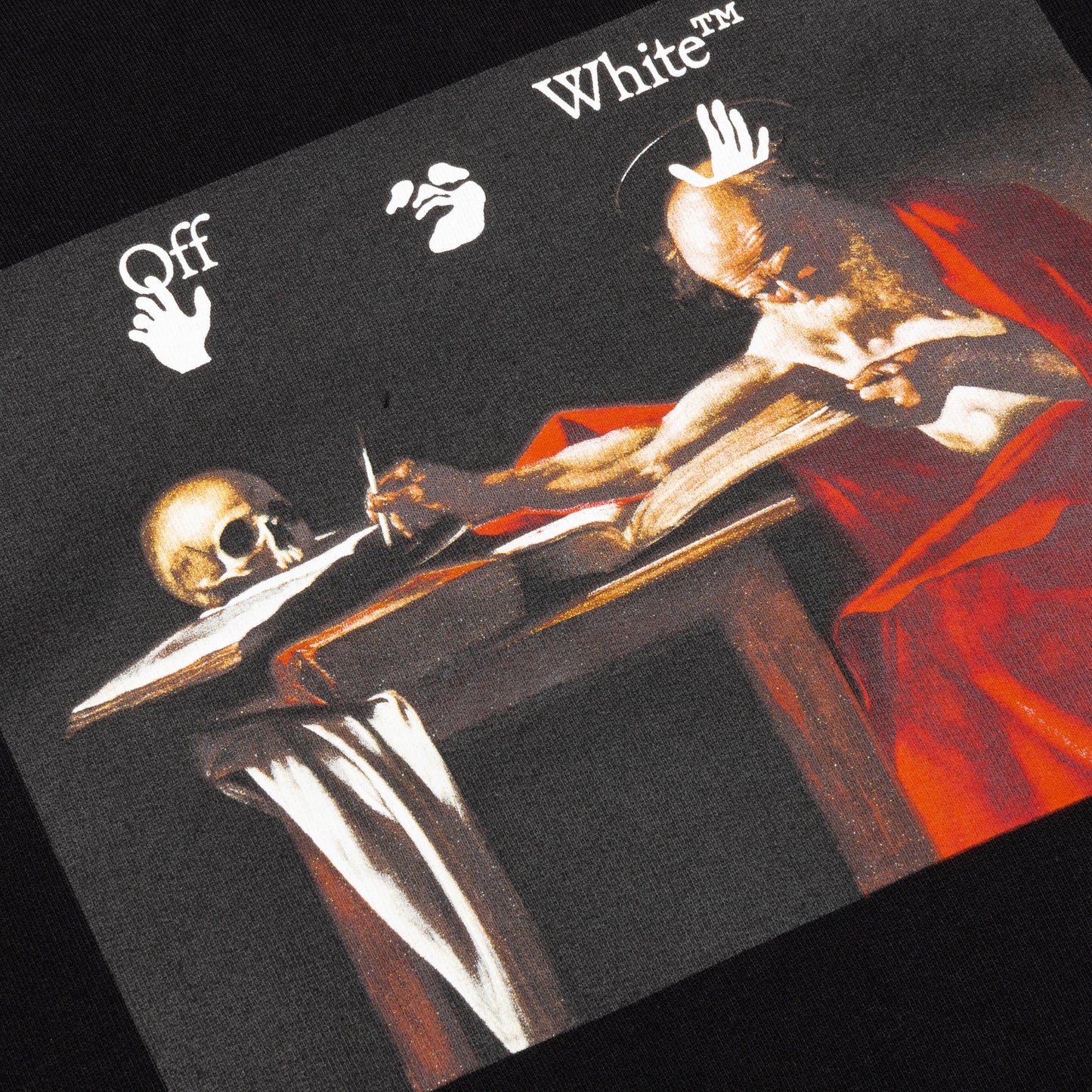 Caravaggio Slim Crewneck - Black/Red
