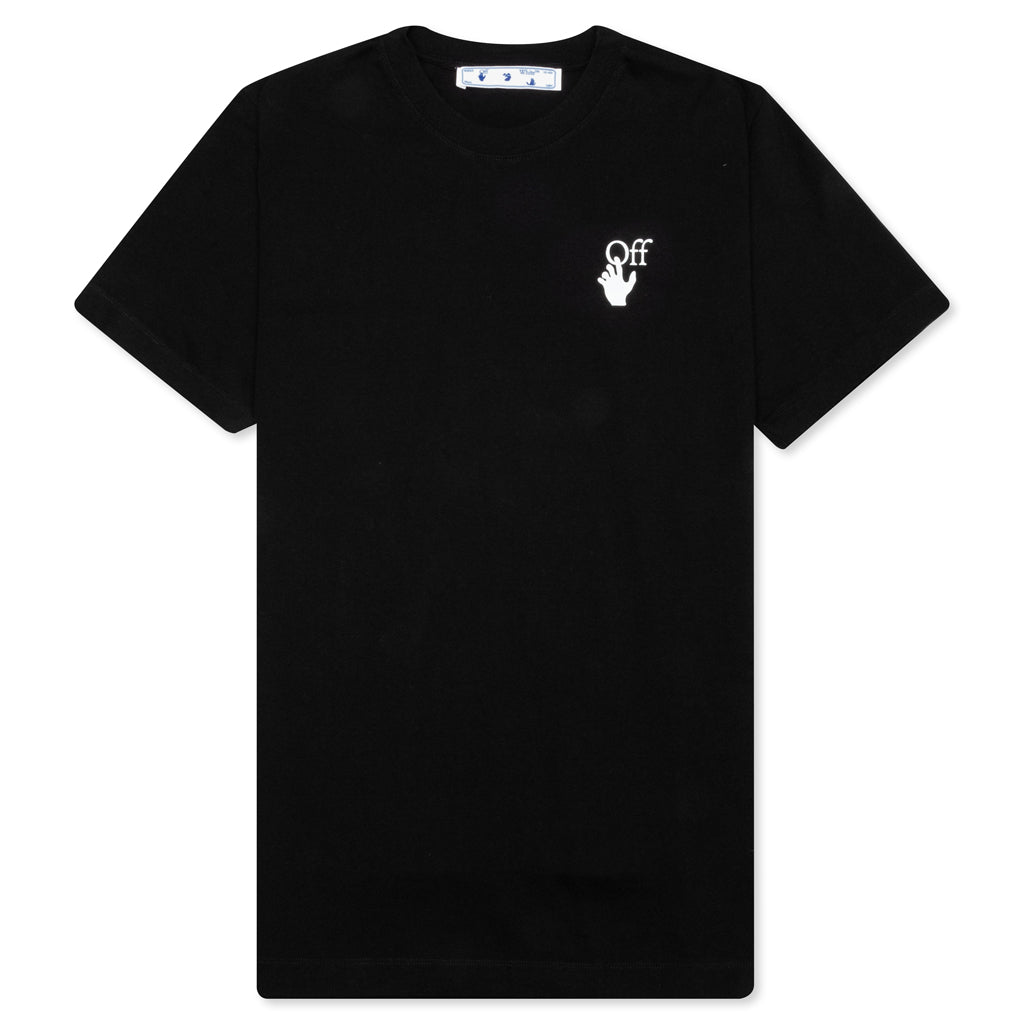 Marker S/S Slim Tee - Black/Fuchsia