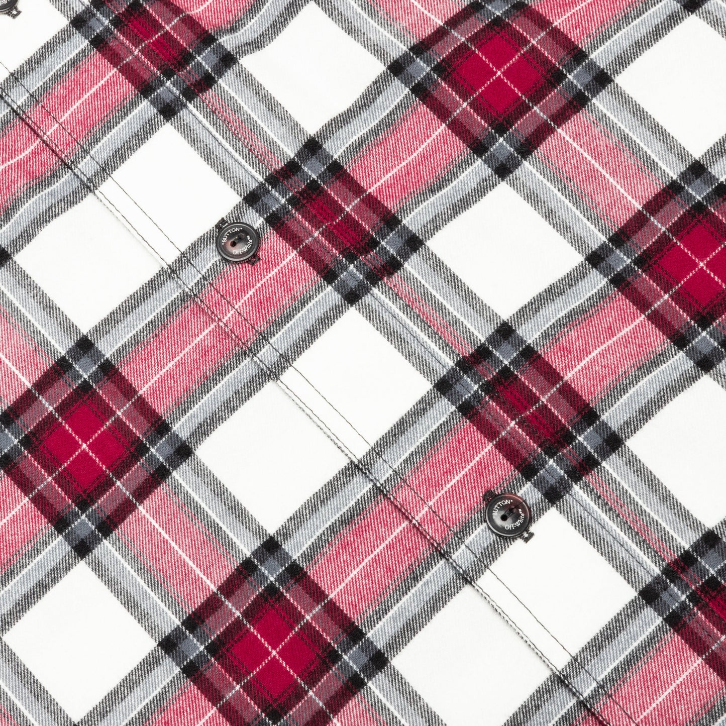 OW Allover Check Flannel Shirt - Red/No Color