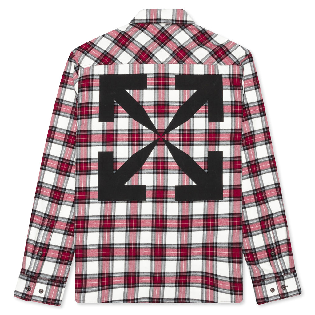 OW Allover Check Flannel Shirt - Red/No Color