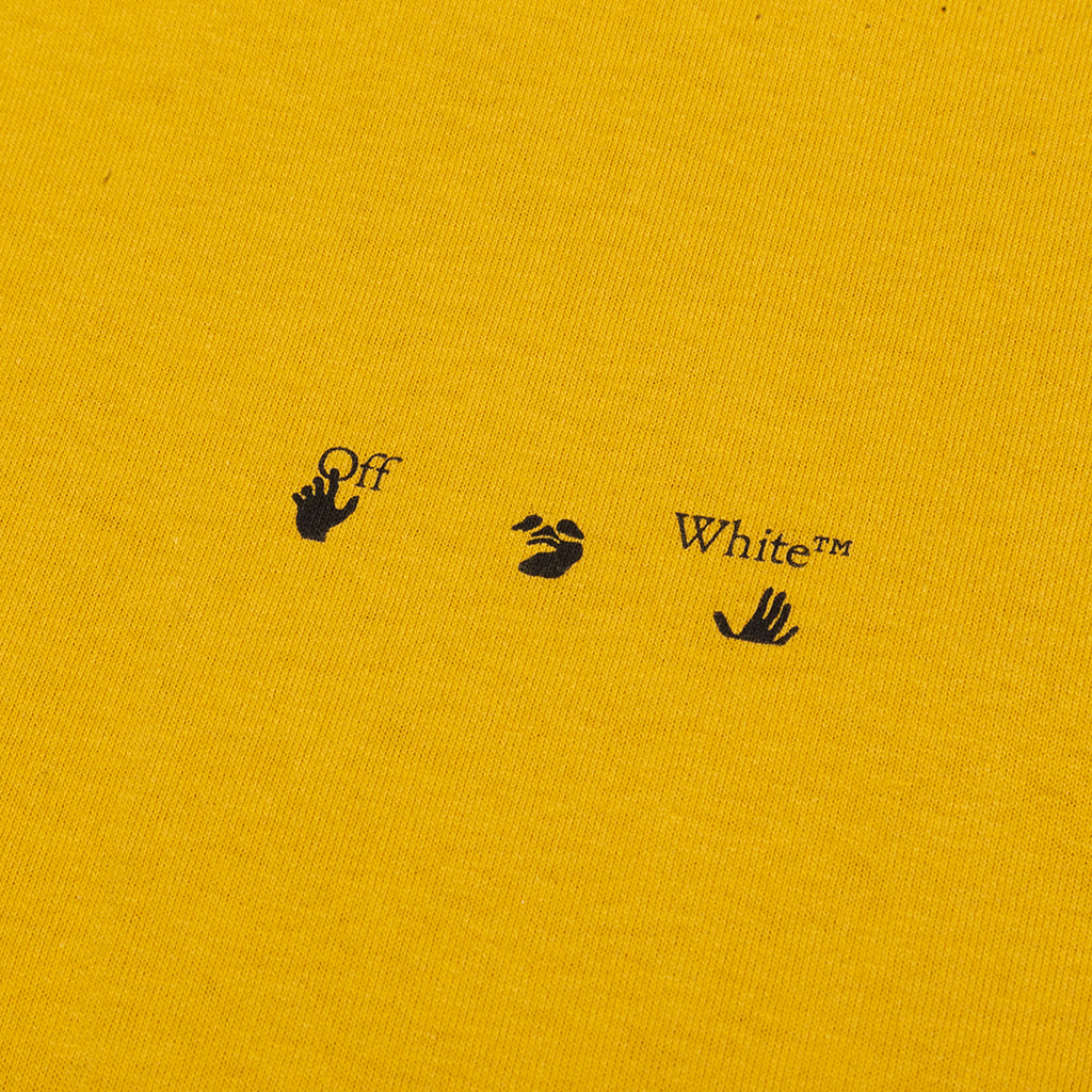 Pencil Arch S/S Over Tee - Ocher Yellow/Black