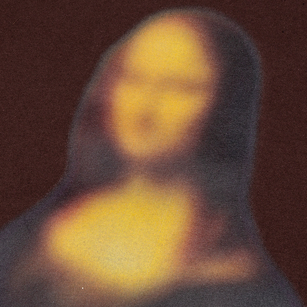 Blurred Mona Lisa S/S Slim Tee - Brown/Brown