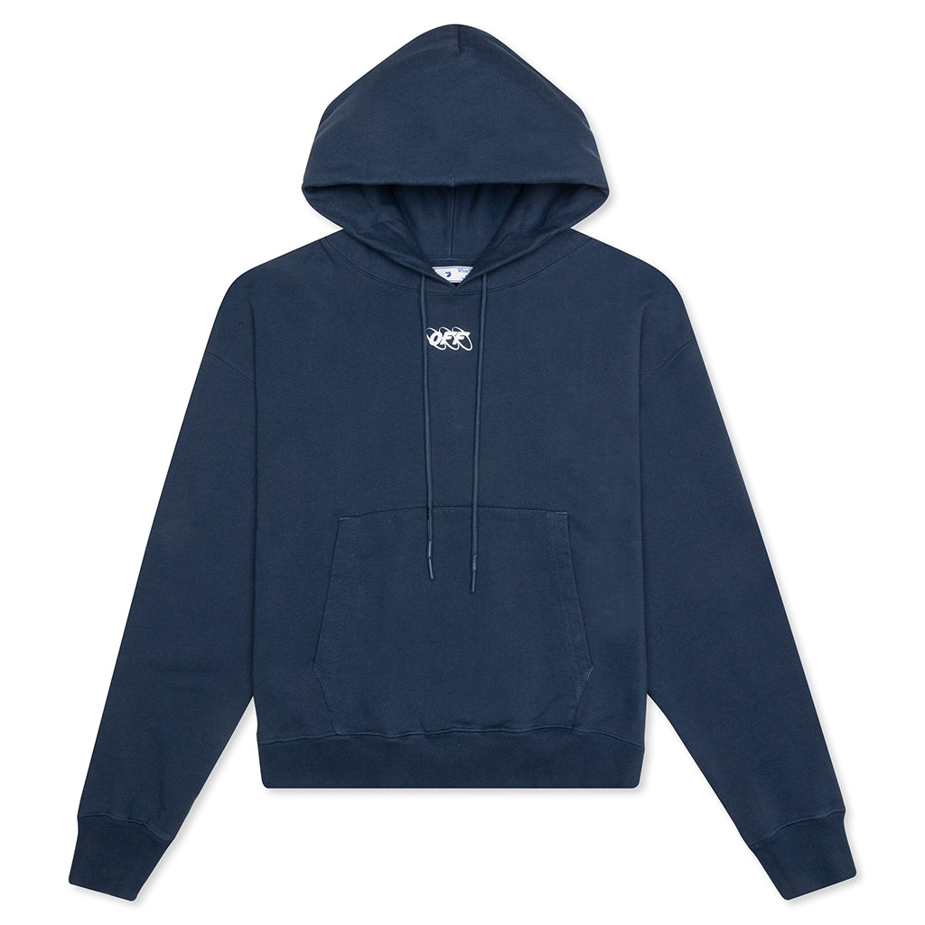 Mirko First Over Hoodie - Dark Blue/White