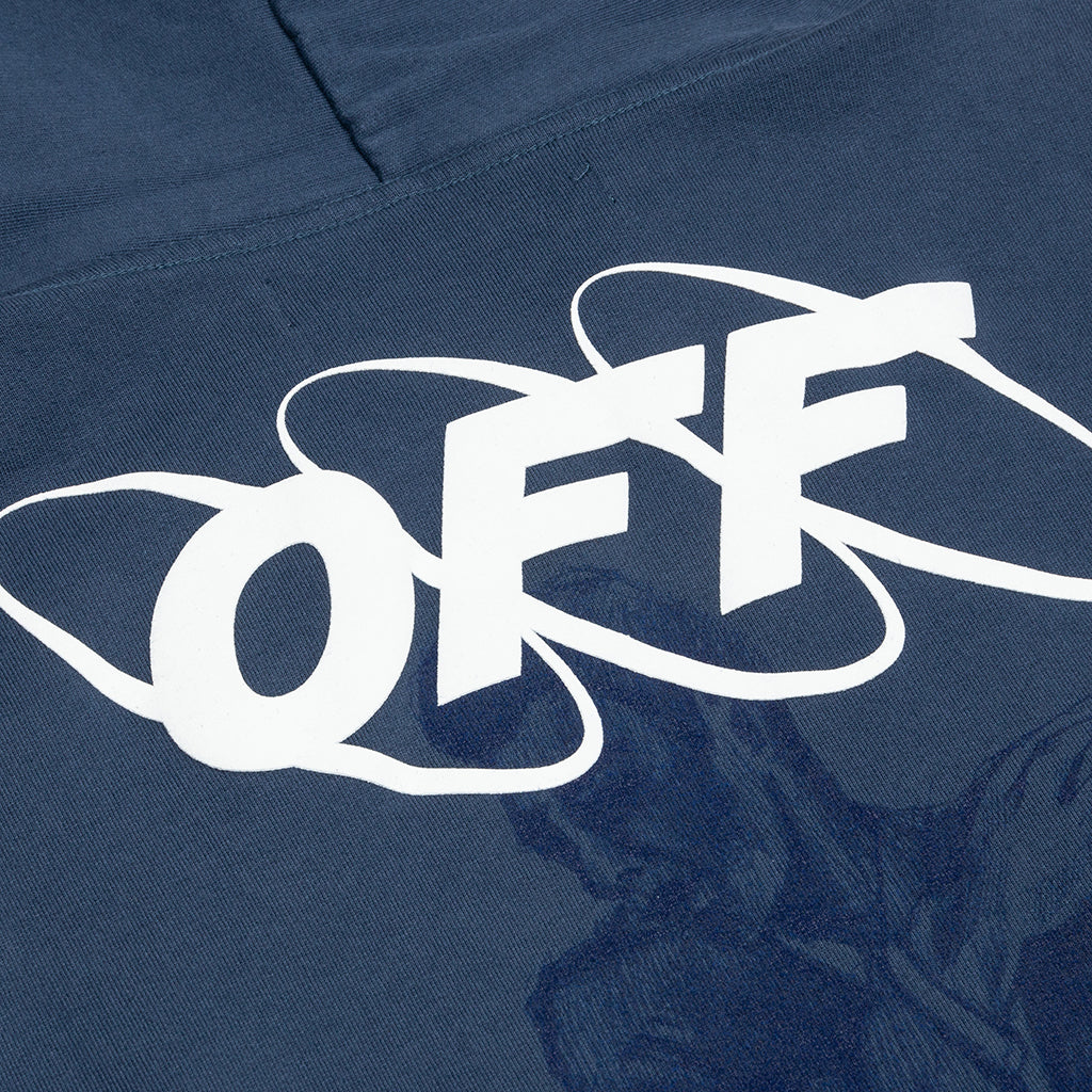 Mirko First Over Hoodie - Dark Blue/White