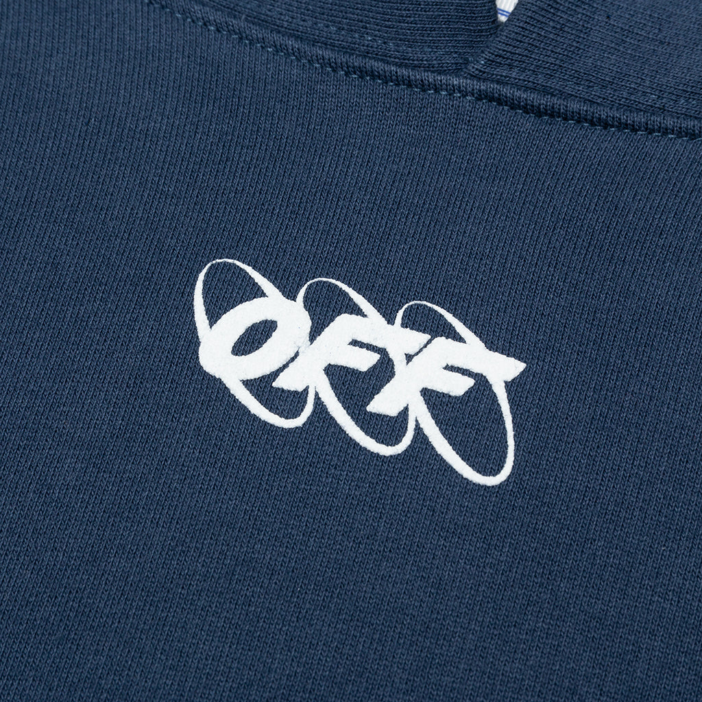 Mirko First Over Hoodie - Dark Blue/White