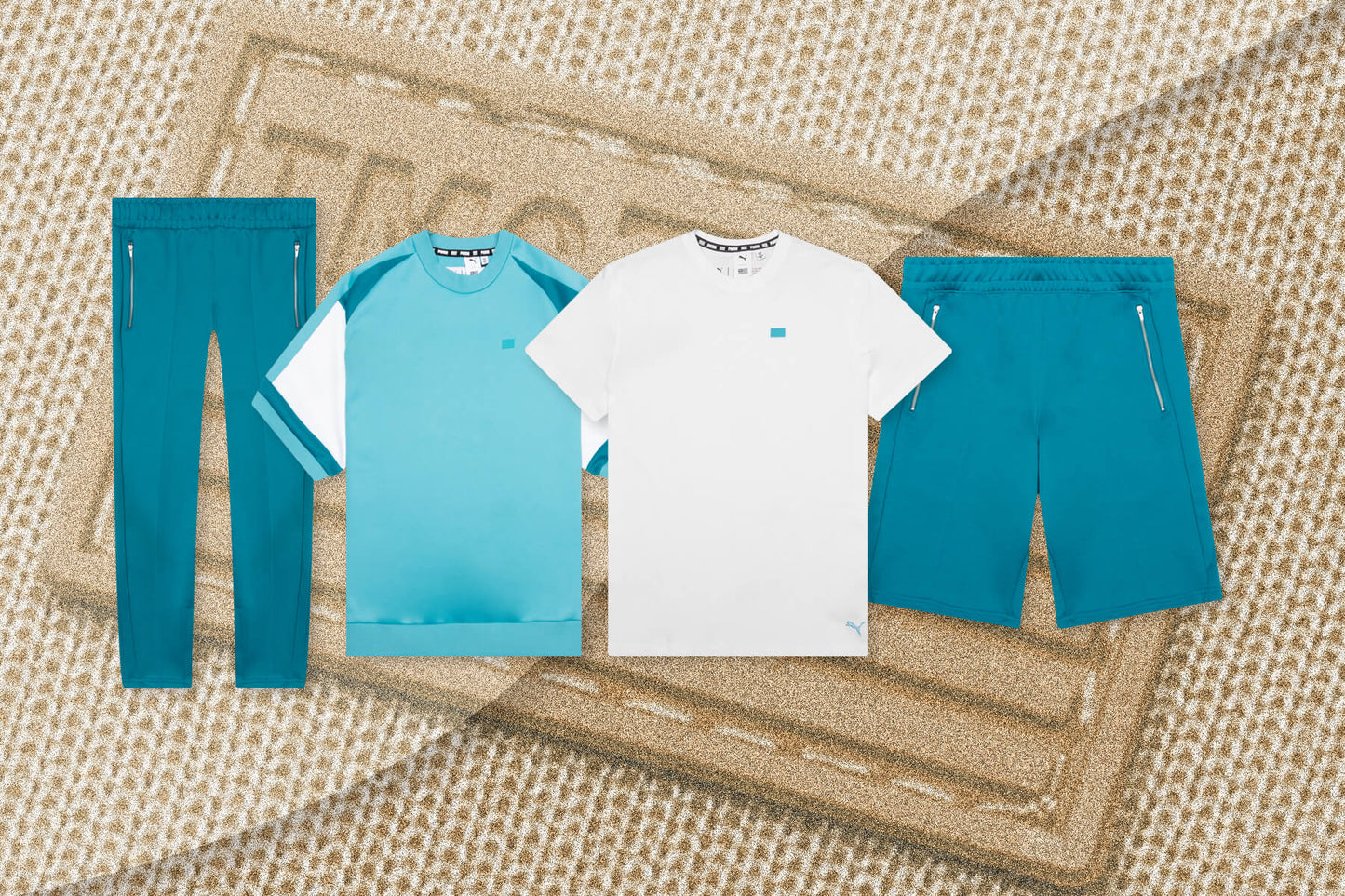 Puma x TMC Hustle Way Pant - Teal Blue