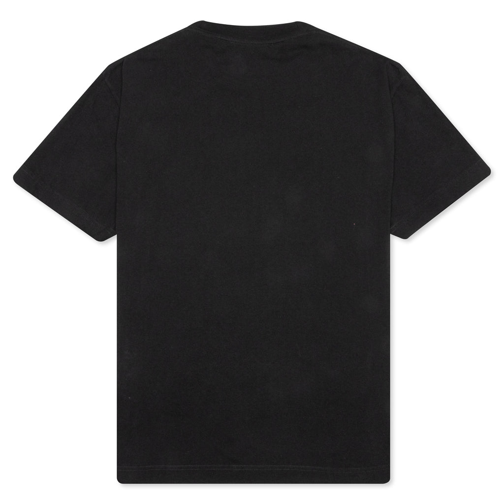 Burning Head Logo Tee - Black/Yellow