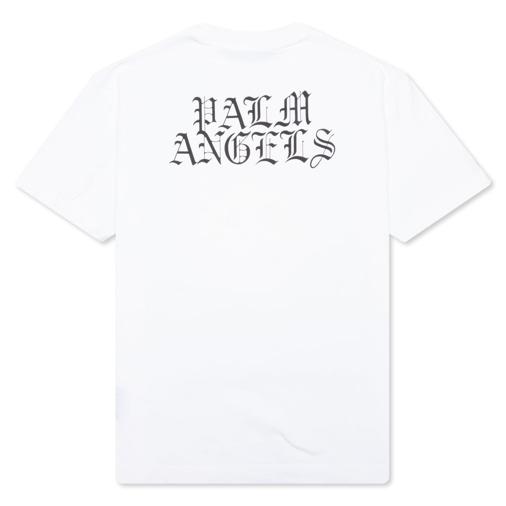 Burning Head Tee - White/Yellow