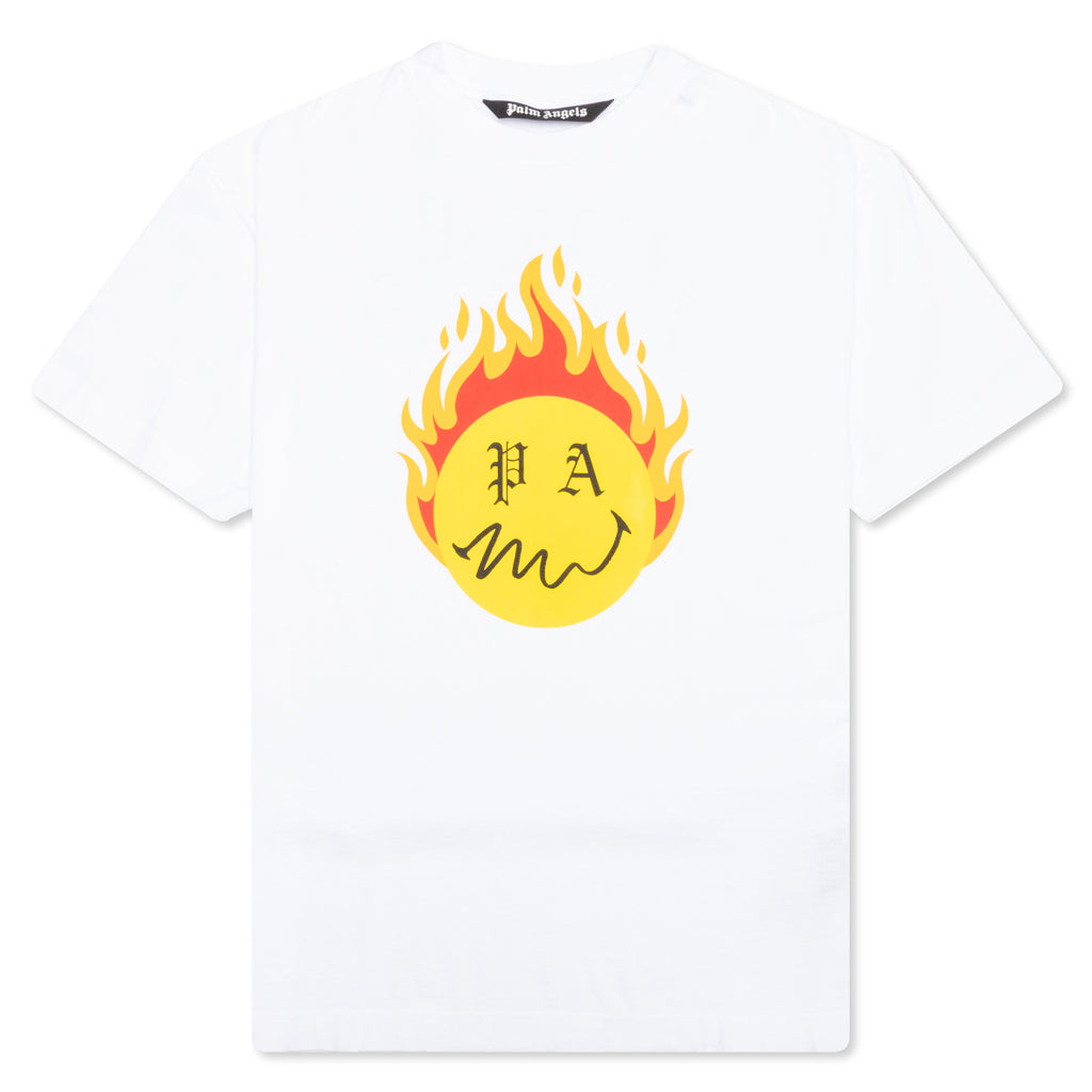 Burning Head Tee - White/Yellow