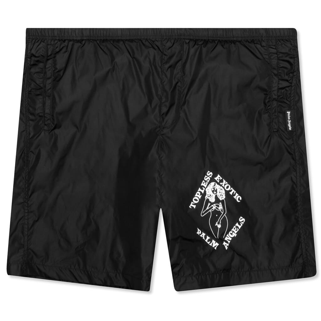 Exotic Club Swim Short - Black/White