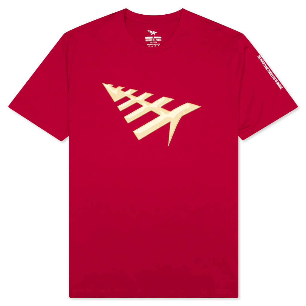 All Points Tee - Crimson