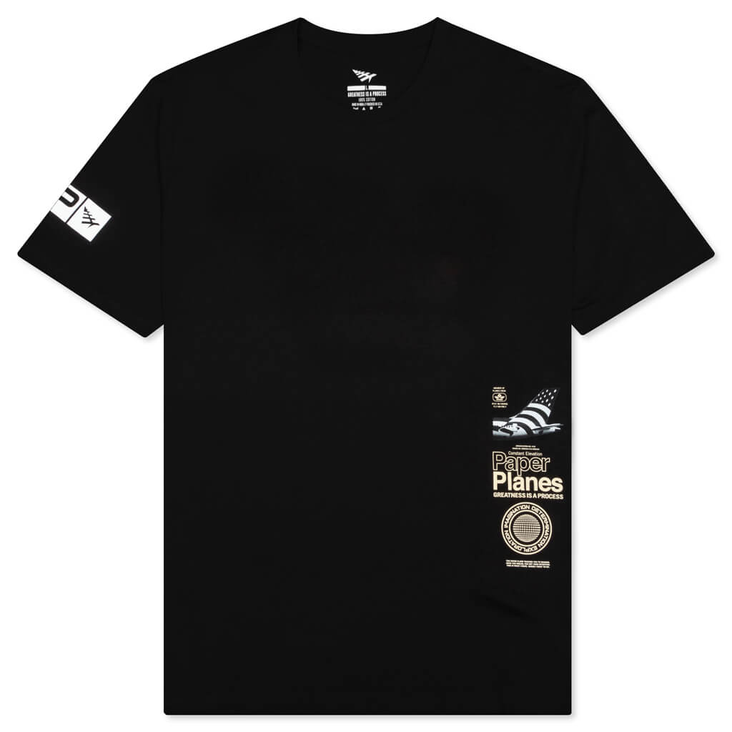 Waterfall Tee - Black