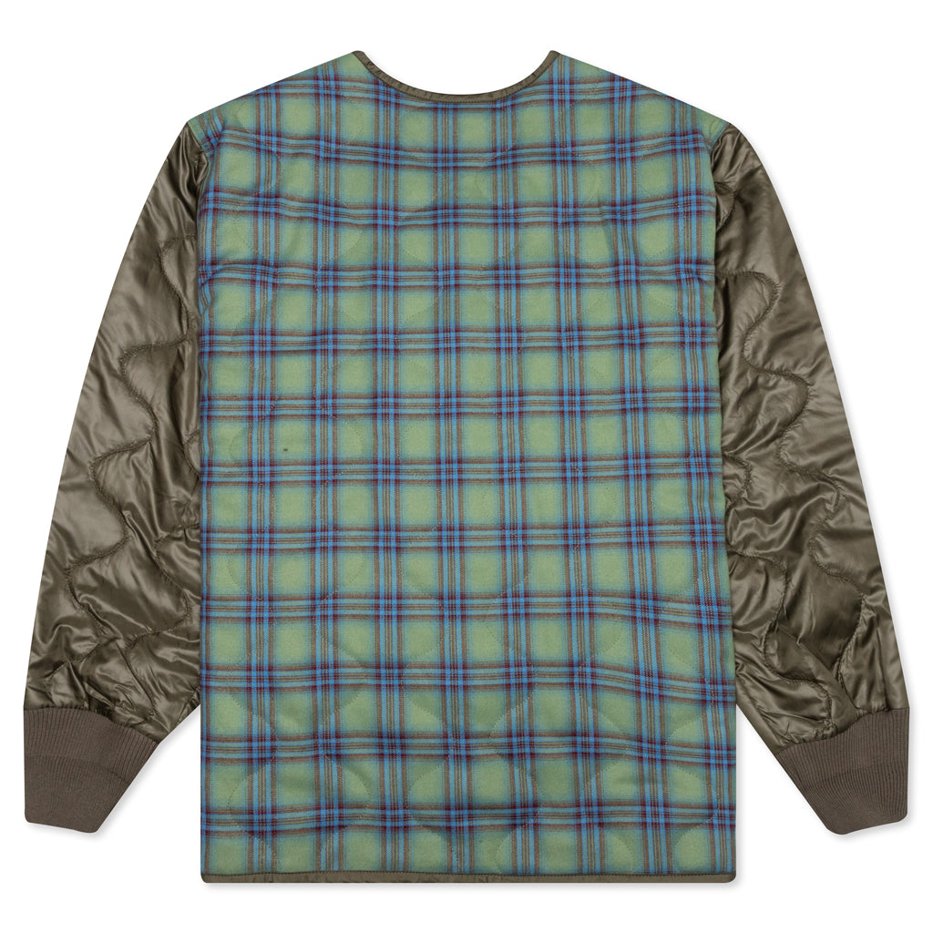 Bowery Plaid Liner Jacket - Olive