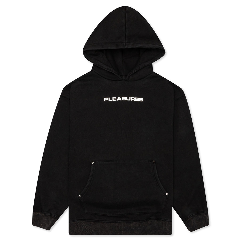 Burnout Dyed Hoodie - Black