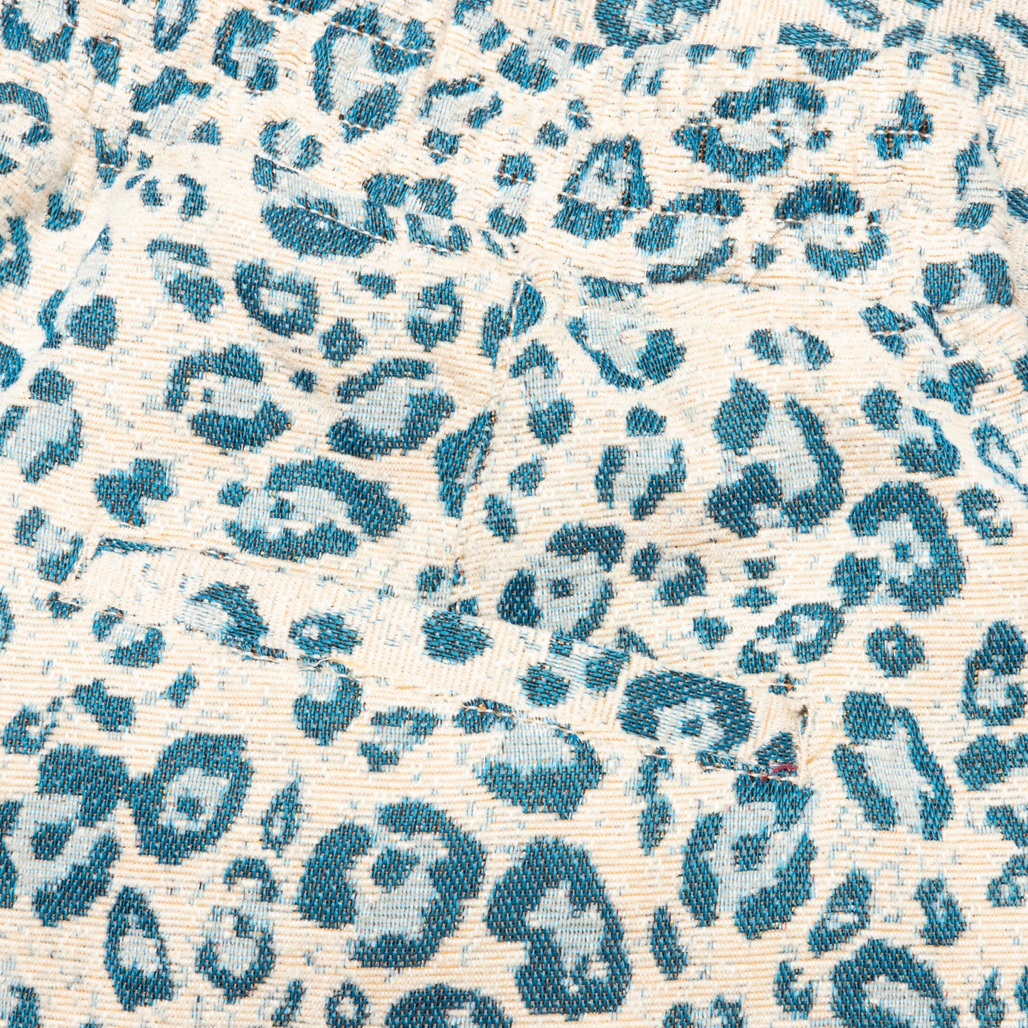 Eclipse Cheetah Beach Pant - Cream/Blue