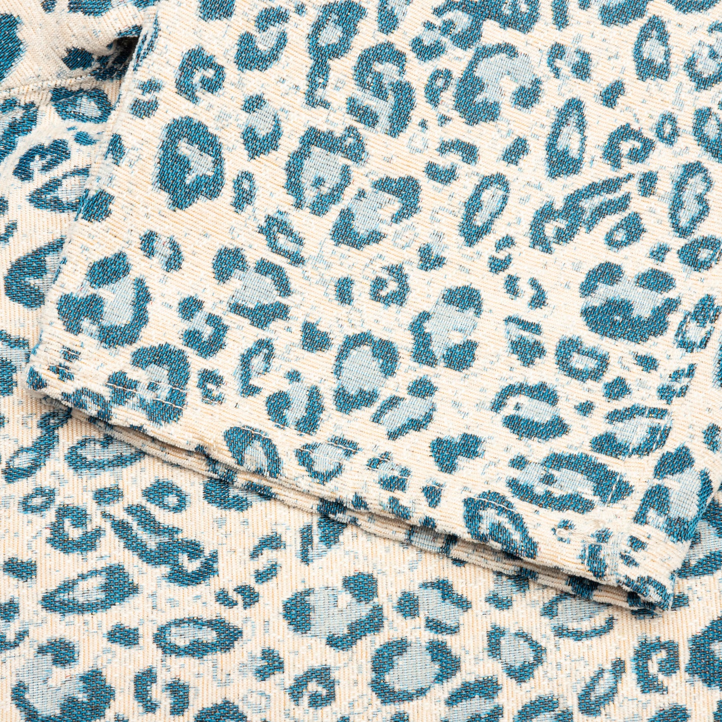 Eclipse Cheetah Beach Pant - Cream/Blue