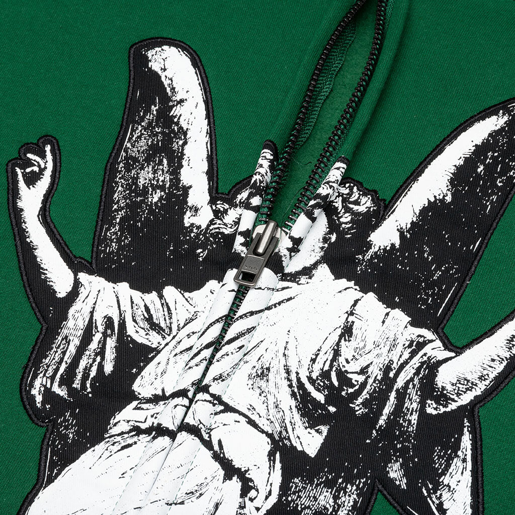 Fetish Zip Hoodie - Green