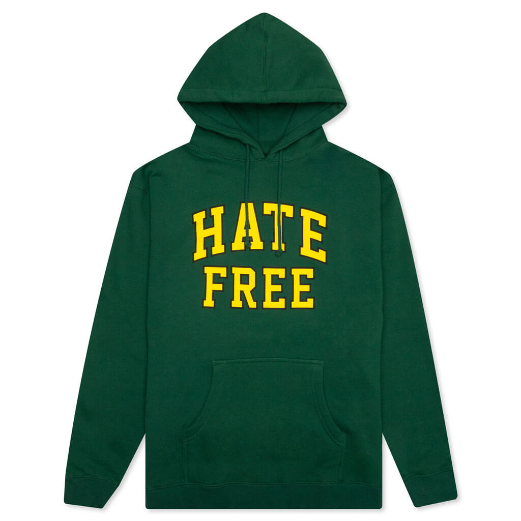 Hate Free Hoodie - Forest Green