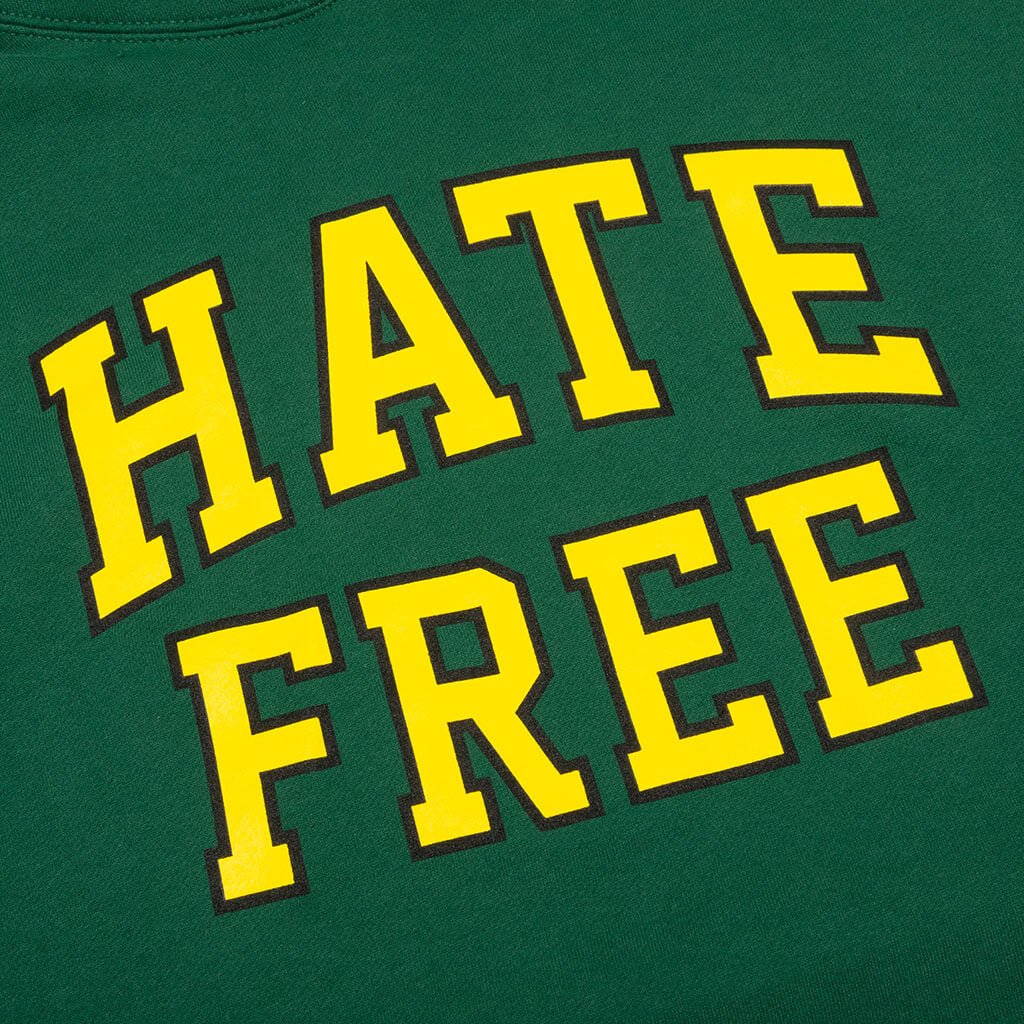Hate Free Hoodie - Forest Green