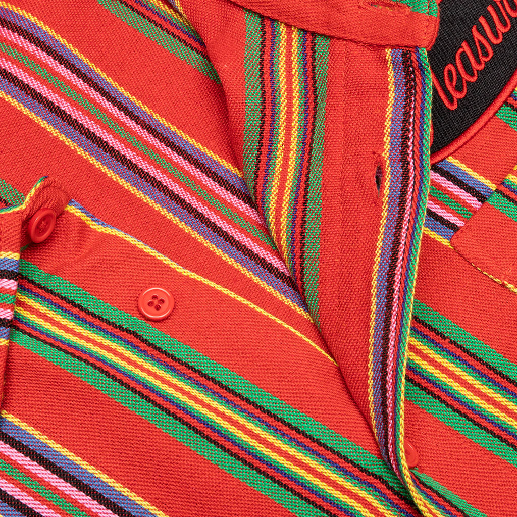 Nailed S/S Button Down - Red