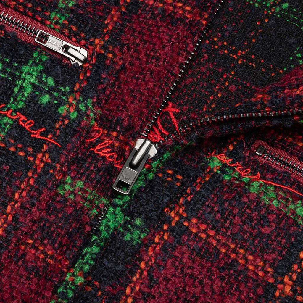 Nocturnal Woven Work Jacket - Dark Red
