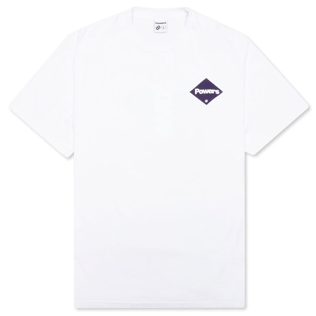 Diamond Logo S/S Tee - White