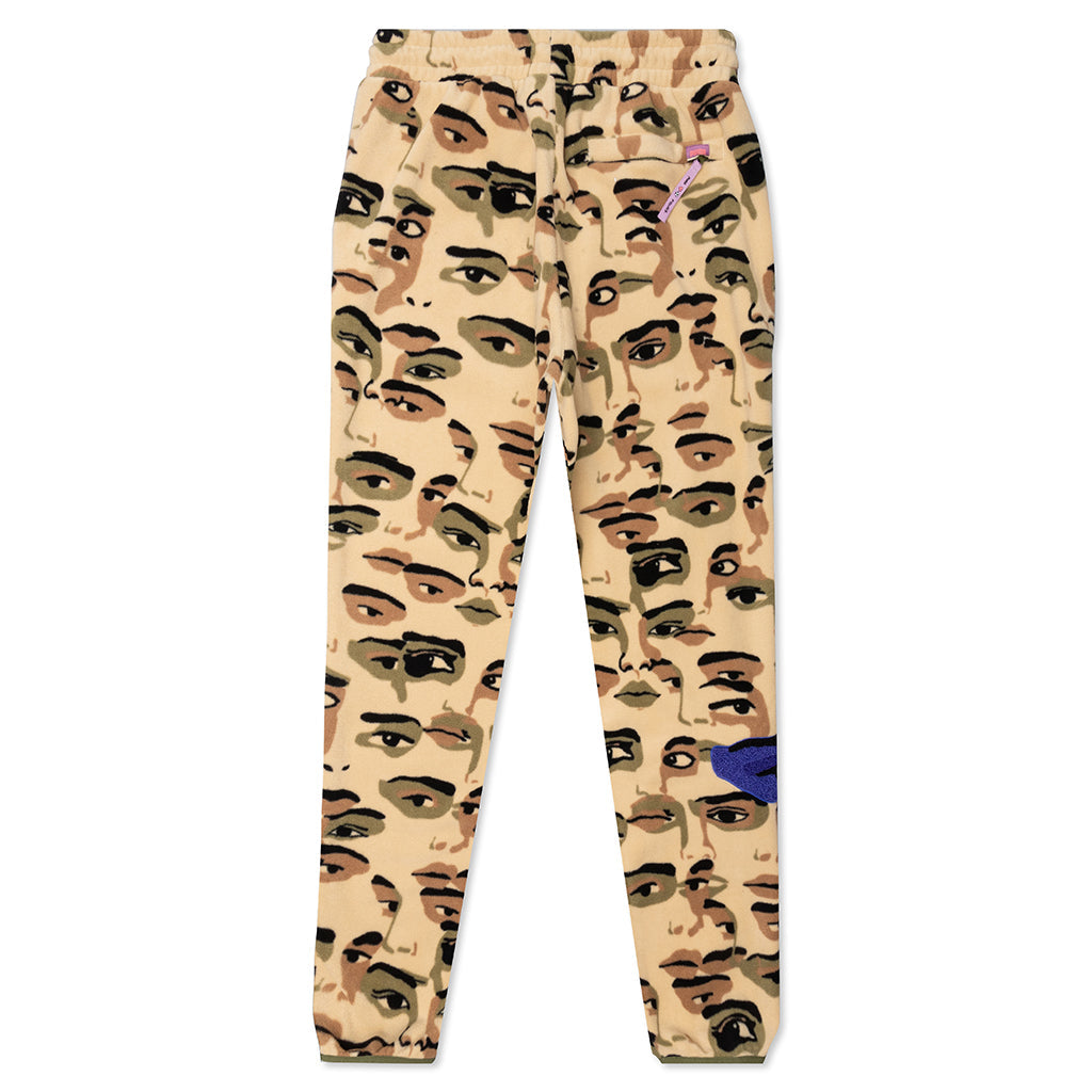 Puma x KidSuper Studios AOP Fleece Pants - Khaki