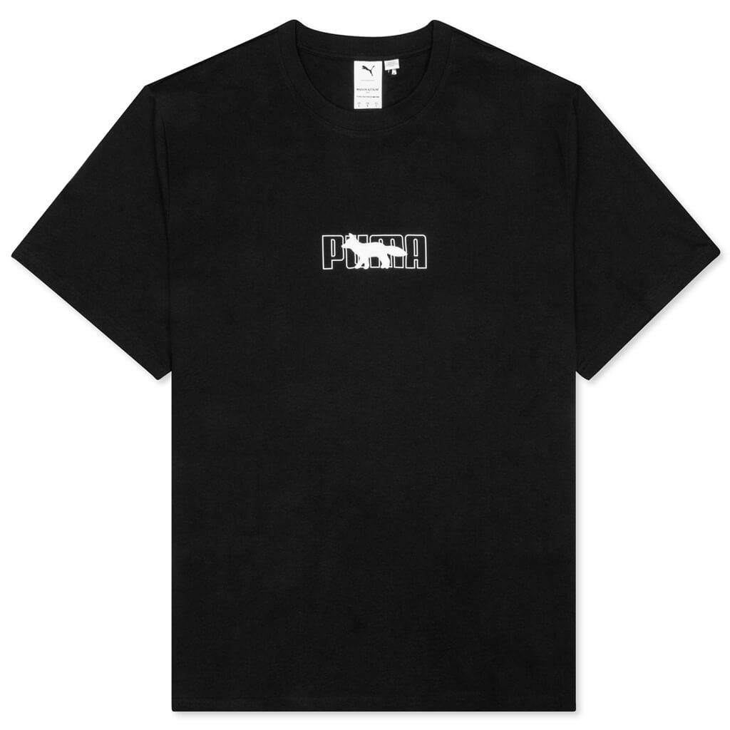 Puma x Maison Kitsune Oversized Tee - Black