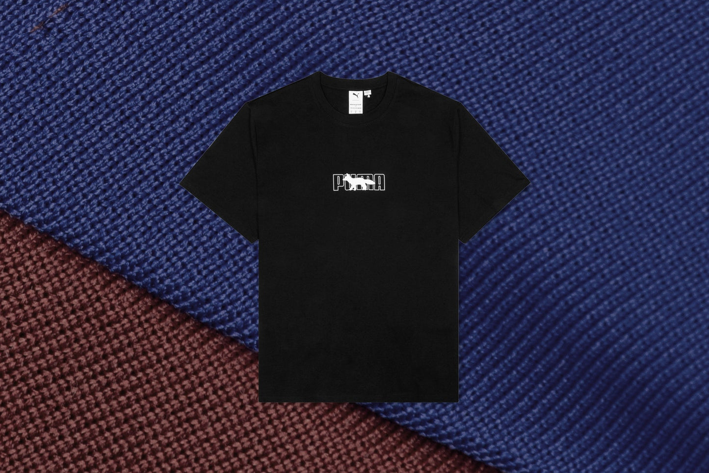 Puma x Maison Kitsune Oversized Tee - Black