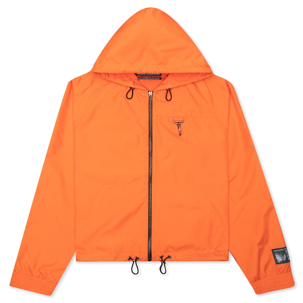 Ripstop Zipped Hooded Jacket - Orange