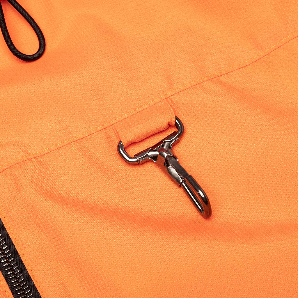 Ripstop Zipped Hooded Jacket - Orange