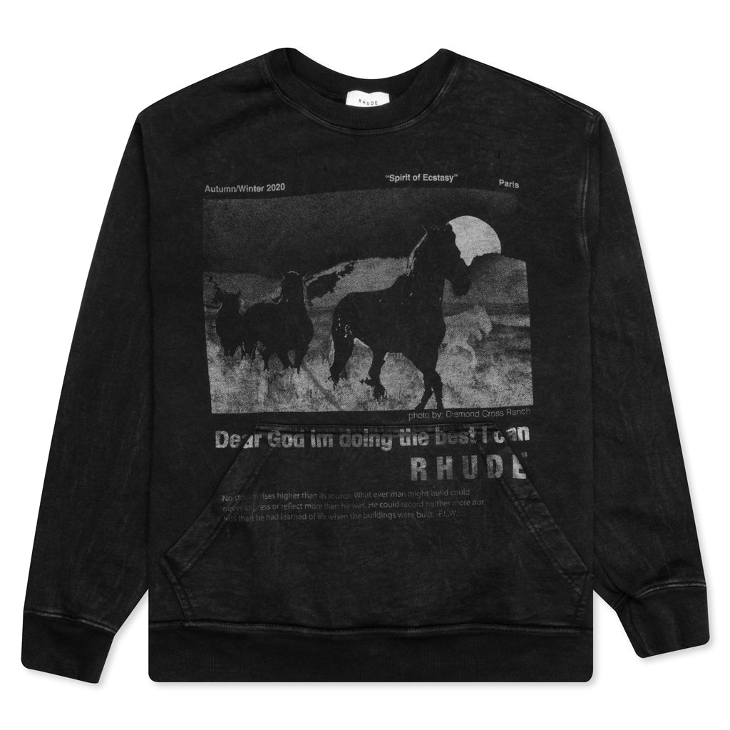 Best I Can Graphic Crewneck - Black