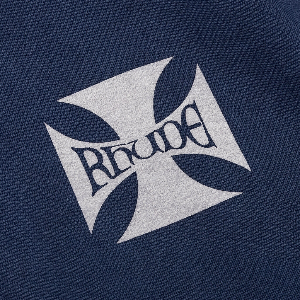 Graphic Hoodie - Classic Checkers Blue