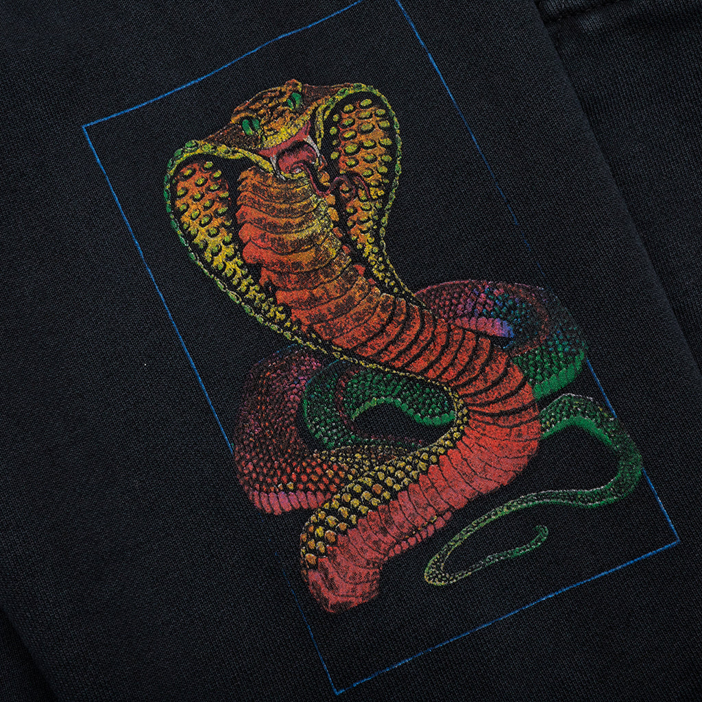 Psychadelic Skull Graphic Hoodie - Black