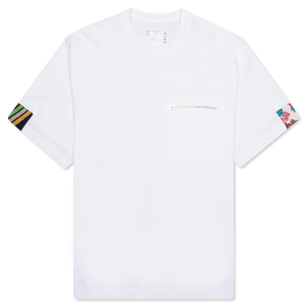 Archive Print Mix T-Shirt - White