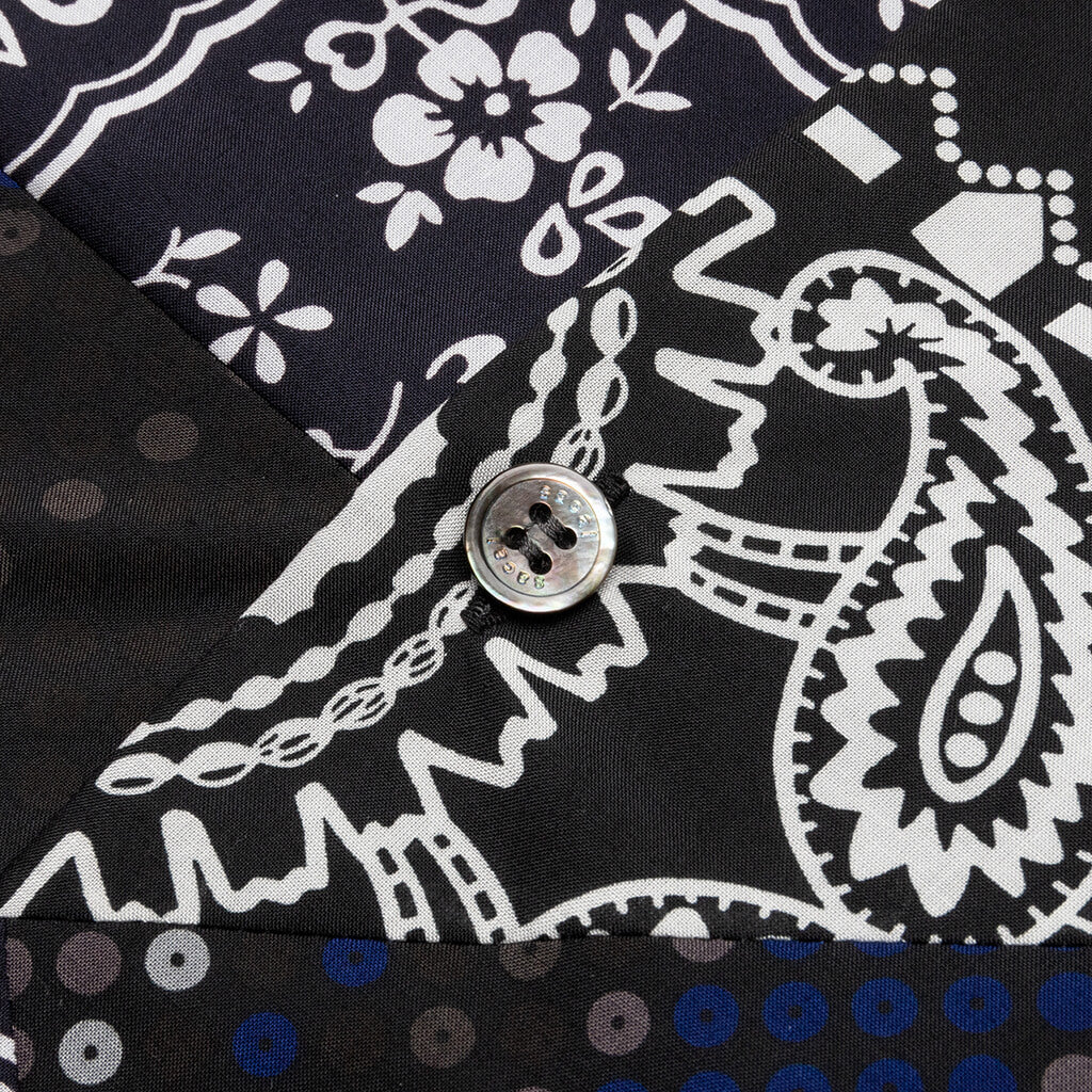 Hank Willis Thomas / Archive Print Mix Shirt - Black/Navy