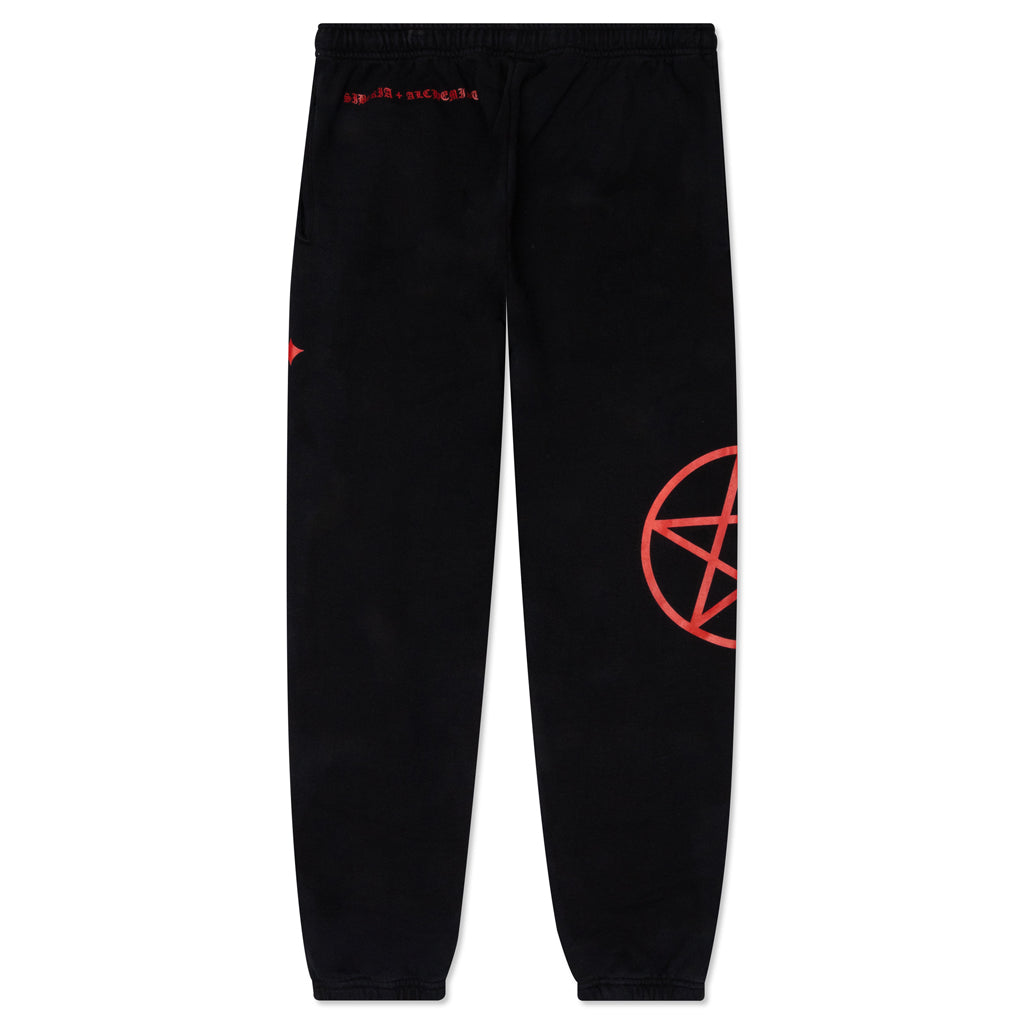 Mystic Sweatpants - Black/Red